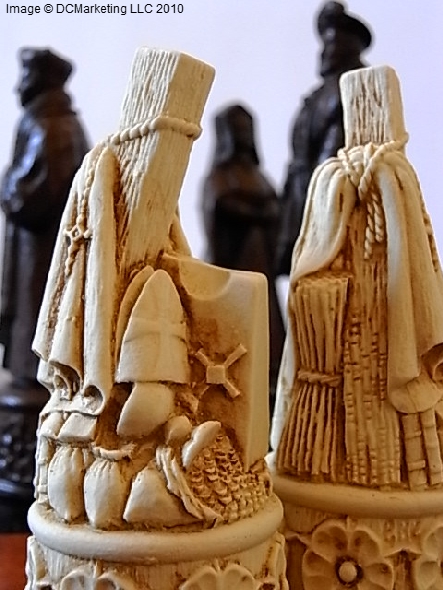 Henry VIII Plain Theme Chess Set